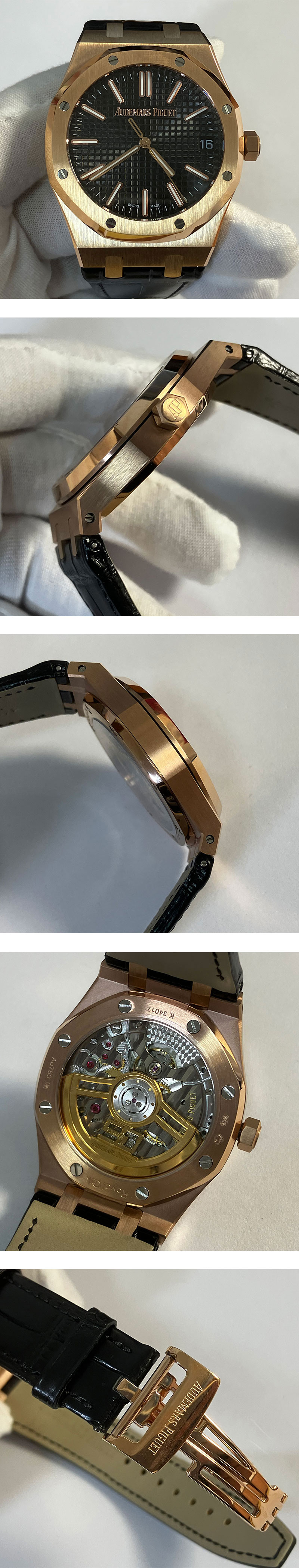 BF最高級オーデマピゲコピー15510OR.OO.D002CR.01  ロイヤルオーク オートマティック 40mm ブラック